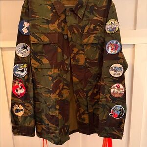 Off-White Multicolor Camouflage Jacket